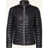 Milestone Milestone Lederjacke Ms-Malik Mit Sorona®Aura-Isolierung blau