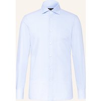 ZEGNA Zegna Hemd Slim Fit blau