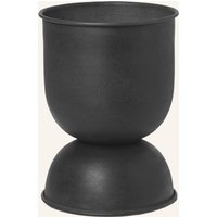 Ferm LIVING Ferm Living Blumentopf Hourglass Extra Small schwarz