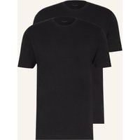 Olymp Olymp 2er-Pack T-Shirts schwarz