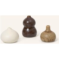 Ferm LIVING Ferm Living 3er-Set Vasen Komo beige