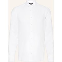 OLYMP SIGNATURE Olymp Signature Leinenhemd Tailored Fit weiss
