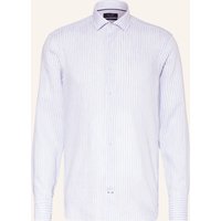 OLYMP SIGNATURE Olymp Signature Leinenhemd Tailored Fit blau