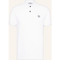 Stone Island Stone Island Piqué-Poloshirt Regular Fit weiss