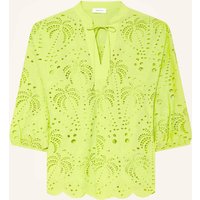 darling harbour Darling Harbour Blusenshirt Aus Lochspitze Mit 3/4-Arm gruen
