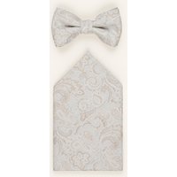 WILVORST Wilvorst Set: Fliege Und Einstecktuch beige