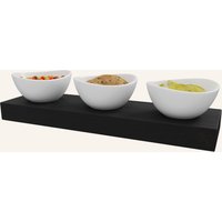 zavei Zavei 3er-Set Servierschalen Black Oak Tray schwarz