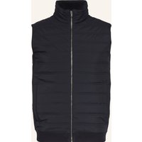 REISS Reiss Weste William Im Materialmix blau