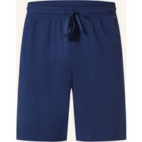 mey Schlafshorts Serie Solid Night blau