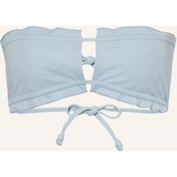 espadrij l'originale Espadrij L'originale Bandeau-Bikini-Top Chloe blau