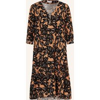 darling harbour Darling Harbour Leinenkleid Mit 3/4-Arm braun