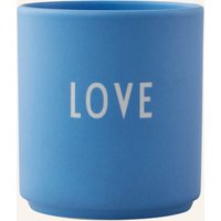DESIGN LETTERS Design Letters Becher Love blau