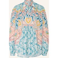 ETRO Etro Schluppenbluse blau