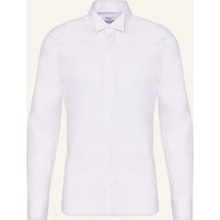 PAUL Paul Smoking-Hemd Gala Slim Fit Mit Umschlagmanschette weiss