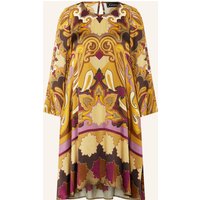 grace Grace Satinkleid Mit 3/4-Arm gelb