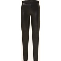 Marc Cain Leggings In Lederoptik schwarz