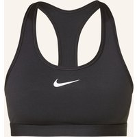 Nike Sport-Bh Swoosh schwarz