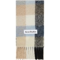 Acne Studios Acne Studios Schal Mit Alpaka blau
