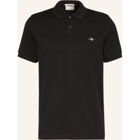 Gant Gant Piqué-Poloshirt Regular Fit schwarz