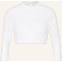 WALDORFF Waldorff Dirndlbluse Aus Spitze weiss