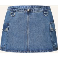 coperni Coperni Cargo-Jeansrock blau
