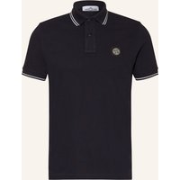 Stone Island Stone Island Piqué-Poloshirt blau
