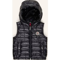 MONCLER enfant Moncler Enfant Daunenweste Couronne blau