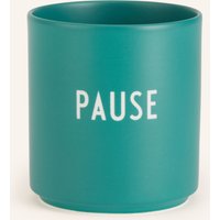 DESIGN LETTERS Design Letters Becher Pause gruen