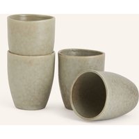 BROSTE COPENHAGEN Broste Copenhagen 4er-Set Espressobecher Nordic Marsh gruen