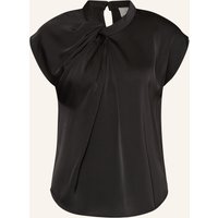NEO NOIR Neo Noir Blusenshirt Fleur Aus Satin schwarz