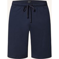 Schiesser Schlafshorts Mix+Relax blau
