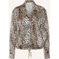 lilienfels Lilienfels Satinbluse braun