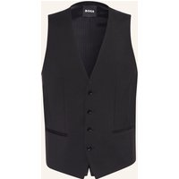 Boss Boss Anzugweste Huge Slim Fit schwarz