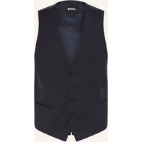 Boss Boss Anzugweste Huge Slim Fit blau