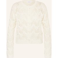 darling harbour Darling Harbour Strickjacke Mit Pailletten weiss