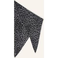 friendly hunting Friendly Hunting Dreieckstuch Cheetah Aus Cashmere grau