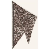 friendly hunting Friendly Hunting Dreieckstuch Cheetah Aus Cashmere beige