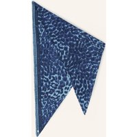 friendly hunting Friendly Hunting Dreieckstuch Cheetah Aus Cashmere blau