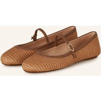 Gianvito Rossi Gianvito Rossi Mary-Jane-Ballerinas Carla beige