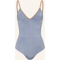 MYMARINI Mymarini Badeanzug Shine Zum Wenden Mit Uv-Schutz 50+ grau