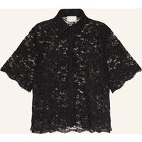 NEO NOIR Neo Noir Blusentop Lamari Aus Lochpitze schwarz