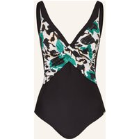 CHARMLINE Charmline Shape-Badeanzug Cool Baroque Mit Glitzergarn blau