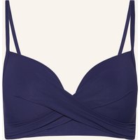 MARYAN MEHLHORN Maryan Mehlhorn Bügel-Bikini-Top Elements blau