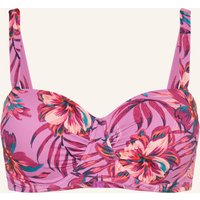 LIDEA Bügel-Bikini-Top Tropic Radiance pink