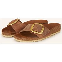 Birkenstock Birkenstock Pantoletten Madrid Big Buckle braun
