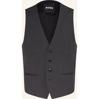 Boss Boss Anzugweste Huge Slim Fit grau