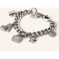Marc Jacobs Marc Jacobs Armband The Mini Icon Pave Charm silber