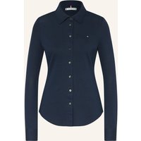 Tommy Hilfiger Tommy Hilfiger Hemdbluse Aus Piqué blau