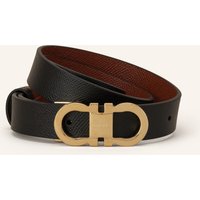 FERRAGAMO Ferragamo Ledergürtel Zu Wenden schwarz
