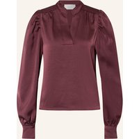 NEO NOIR Neo Noir Blusenshirt Rosslyn Aus Satin rot
